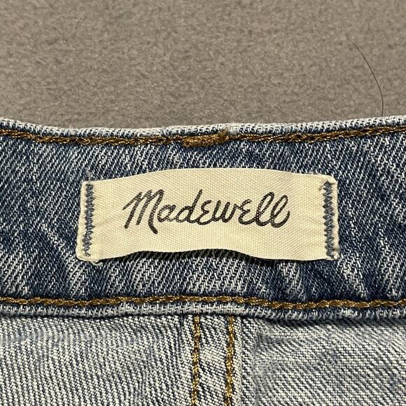 Madewell The Perfect Vintage Jean Womens 27 High Rise Straight Raw Hem Jeans - Picture 7 of 16